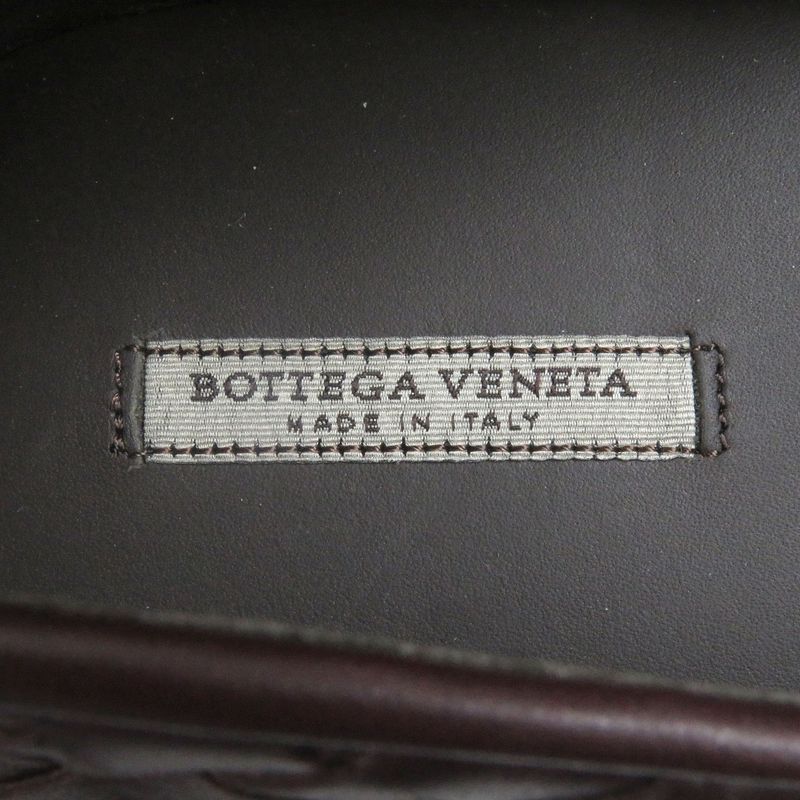 Bottega Veneta Leather Intrecciato Slip-on Loafer Bordeaux 44