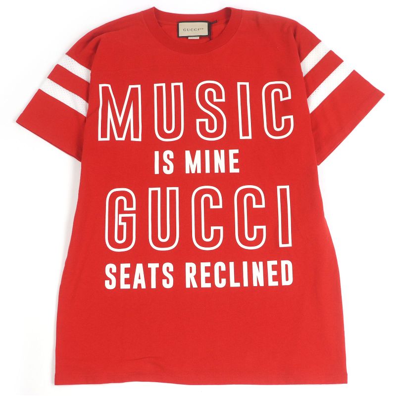 Gucci 100th Anniversary 22SS 655459 100% Cotton Logo Print Cut & Sleeve