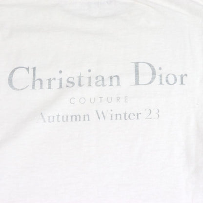 DIOR Homme 34dj696a0849 100% Cotton Damaged Logo Print Short Sleeve T-shirt