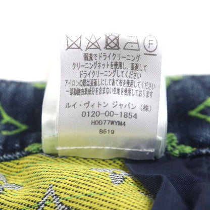 Louis Vuitton 23SS Monogram Lvhardware Leather Denim Shorts With Patches