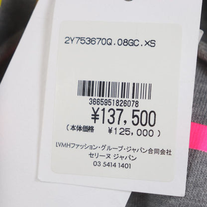 Celine 2y753670q Gradient Logo Print Pullover Hoodie Gray XS Made In Italy