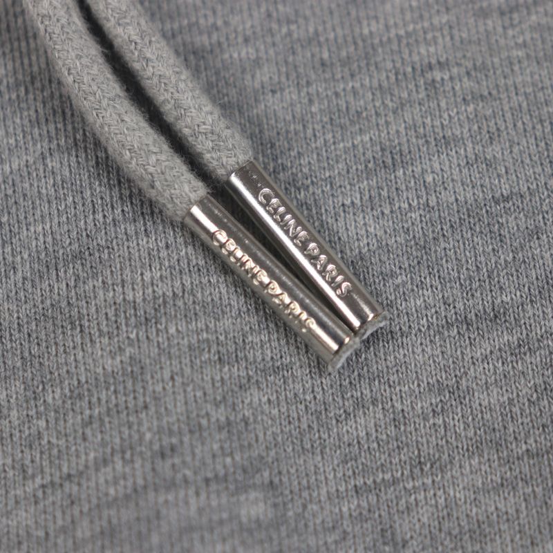 Celine 2y753670q Gradient Logo Print Pullover Hoodie Gray XS Made In Italy