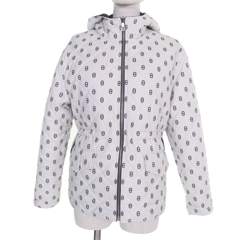 Hermes 2023 3e0123da 100% Cashmere Chaine D'ancre Cotton Filled Reversible