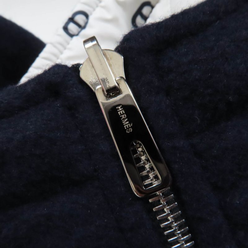 Hermes 2023 3e0123da 100% Cashmere Chaine D'ancre Cotton Filled Reversible