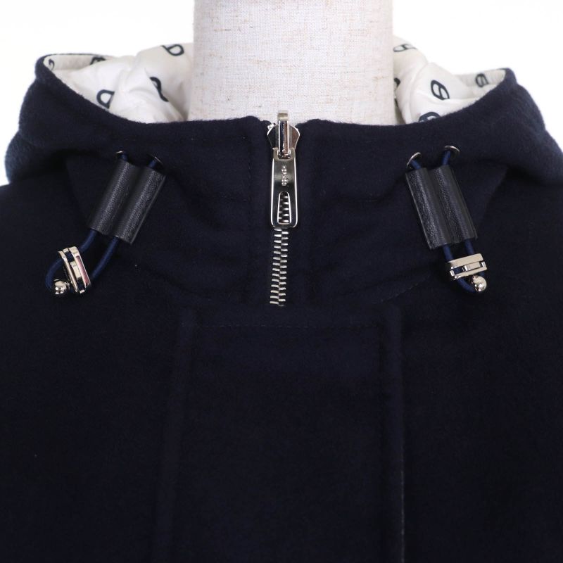 Hermes 2023 3e0123da 100% Cashmere Chaine D'ancre Cotton Filled Reversible