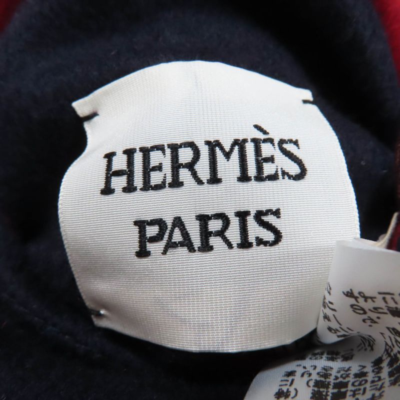 Hermes 2023 3e0123da 100% Cashmere Chaine D'ancre Cotton Filled Reversible