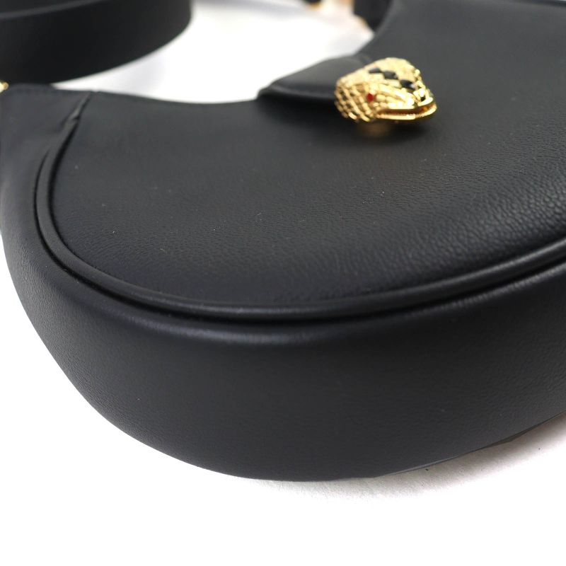 Bvlgari Bulgari 292051 Serpenti Ellipse Small 2WAY Leather Handbag Chain