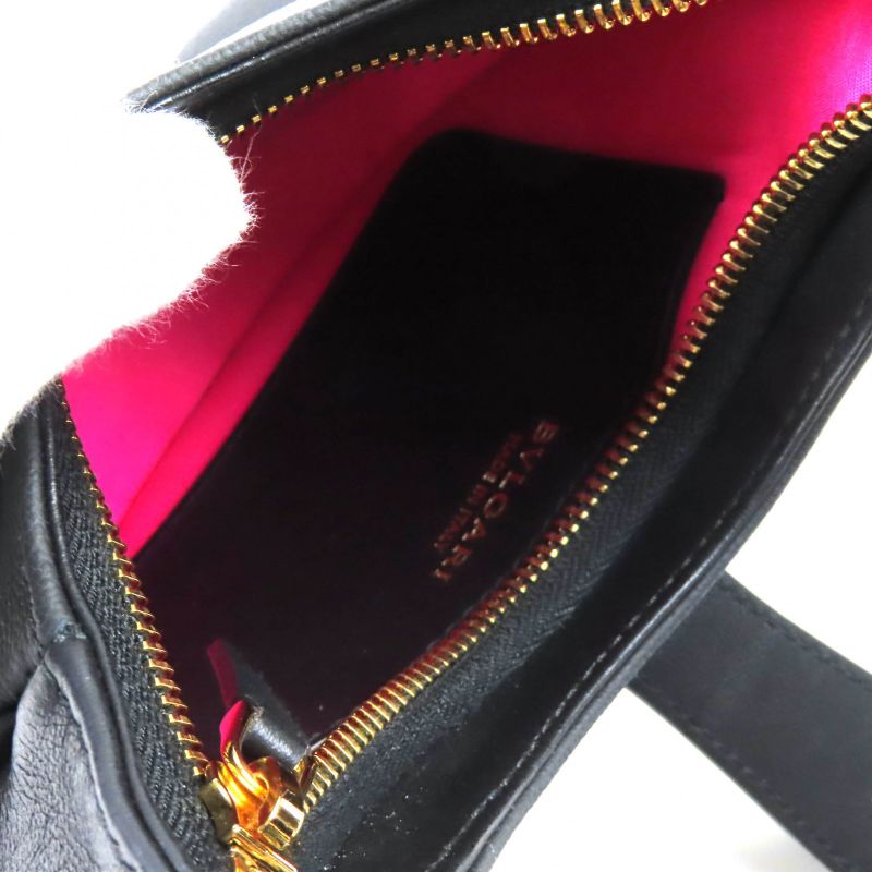 Bvlgari Bulgari 292051 Serpenti Ellipse Small 2WAY Leather Handbag Chain