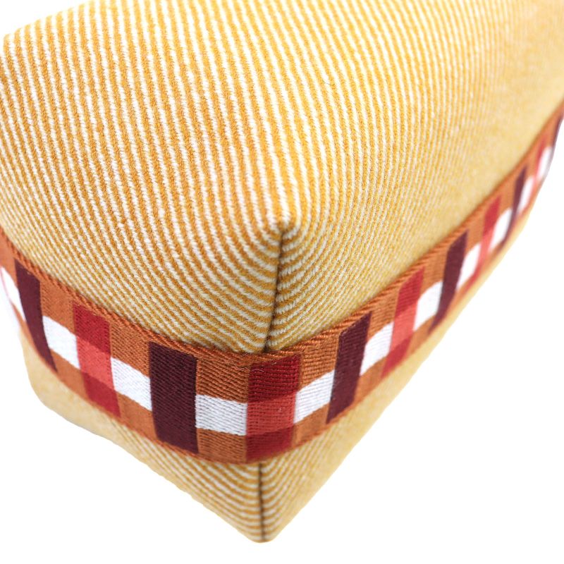 Hermes Brid A Black PM Au Carré 100% Wool Fauve Orange Silver Hardware H Logo