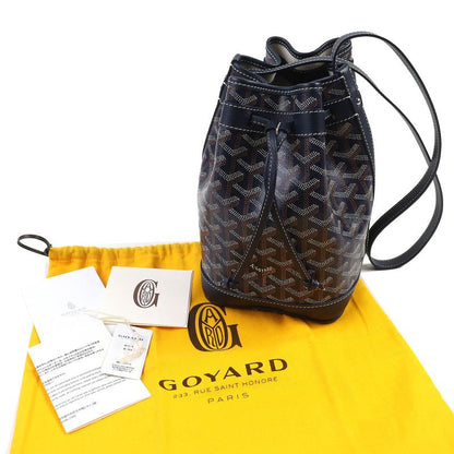 Goyard Peflotpmlty12cl12p Petit Flo Bucket Bag Calf Leather Goyard Din Canvas