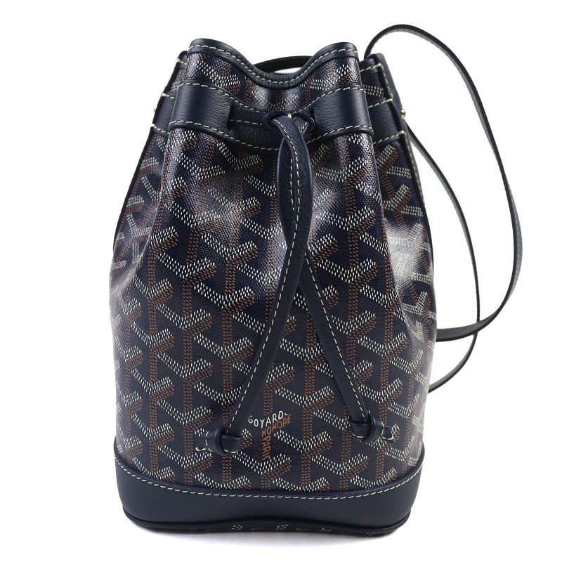 Goyard Peflotpmlty12cl12p Petit Flo Bucket Bag Calf Leather Goyard Din Canvas