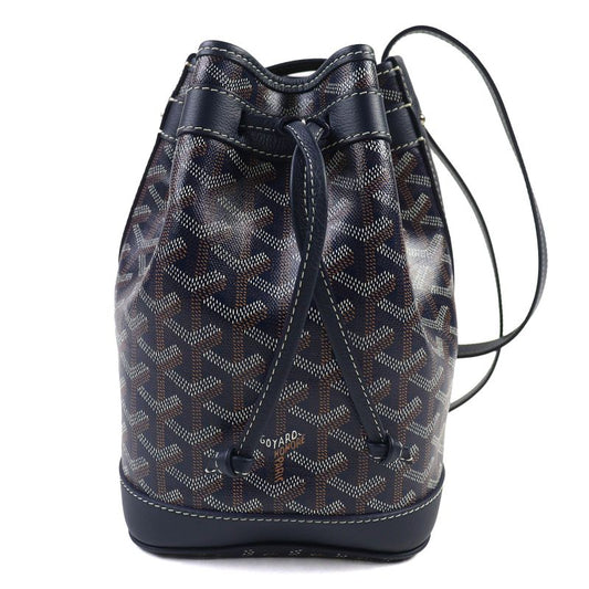 Goyard Peflotpmlty12cl12p Petit Flo Bucket Bag Calf Leather Goyard Din Canvas
