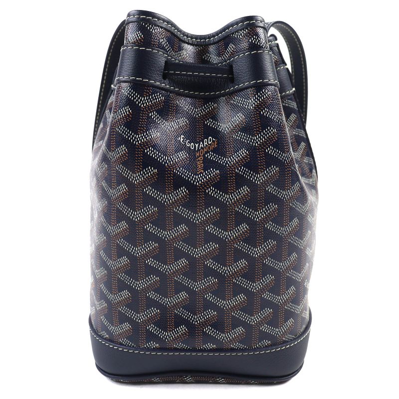 Goyard Peflotpmlty12cl12p Petit Flo Bucket Bag Calf Leather Goyard Din Canvas