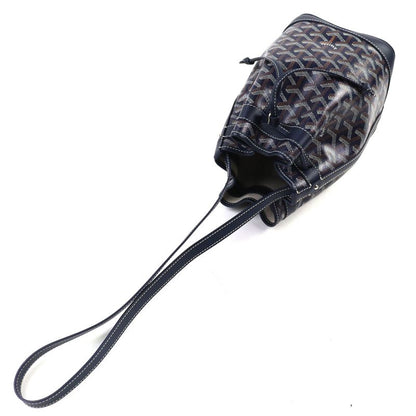 Goyard Peflotpmlty12cl12p Petit Flo Bucket Bag Calf Leather Goyard Din Canvas