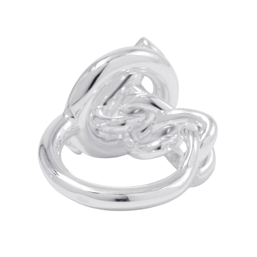 Hermes Ring Croisette MM Silver 52