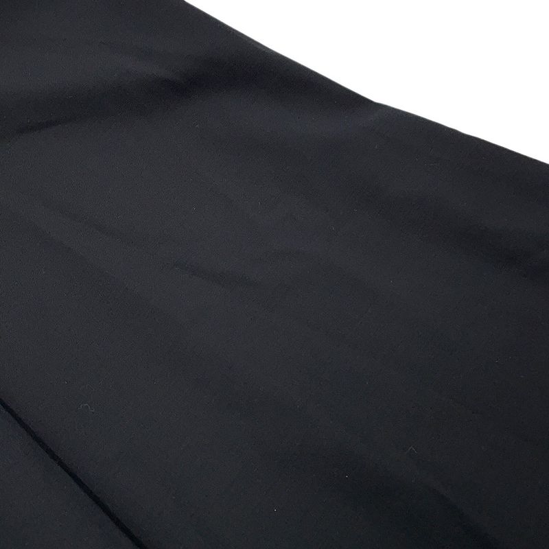 Hermes Pants Double Button Wide Shorts Wool 44 Black