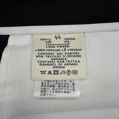 Hermes Pants Double Button Wide Shorts Wool 44 Black