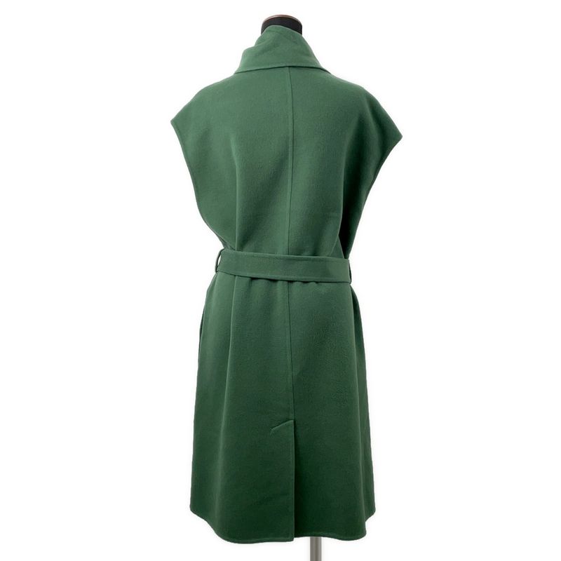 Hermes Coat Long Vest Button Cashmere 42
