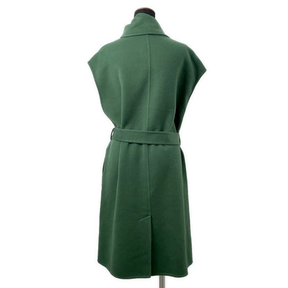 Hermes Coat Long Vest Button Cashmere 42