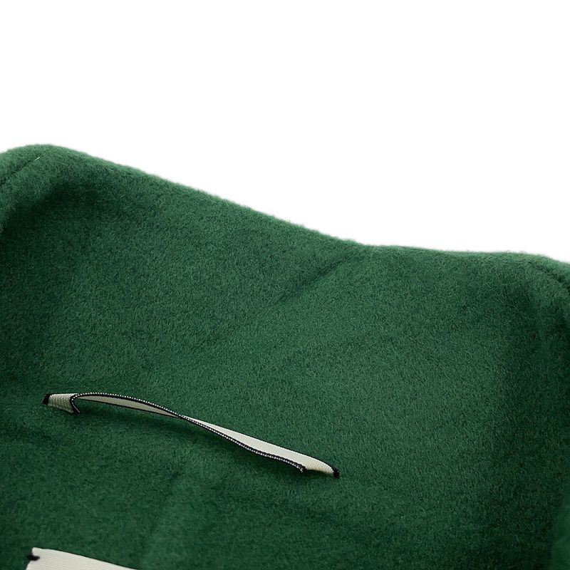 Hermes Coat Long Vest Button Cashmere 42
