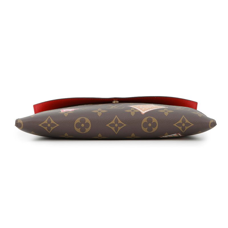 Louis Vuitton Clutch Monogram Pochette Kirigami Christmas Limited Candy Red