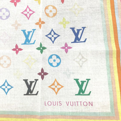 Louis Vuitton Multicolor Takashi Murakami Bandana Scarf: X3200