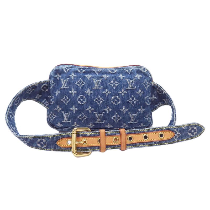 Louis Vuitton M95347 Bum Bag Hip Bag/waist Bag Denim Women