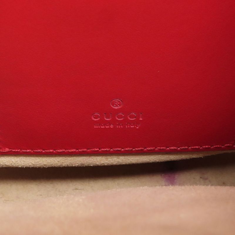 Gucci 575163 GG Marmont Chain Shoulder Bag Calf Women