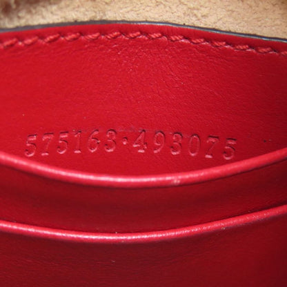 Gucci 575163 GG Marmont Chain Shoulder Bag Calf Women