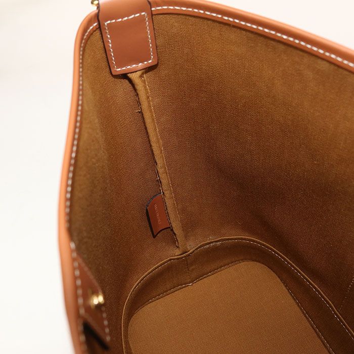 Celine Small Bucket Triomphe Canvas 191442cas Shoulder Bag Triomphe Canvas Calf