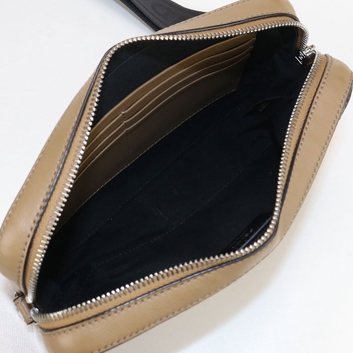 Fendi Camera Case Diagonal 7m0286 AJF8 Crossbody Shoulder Bag PVC Leather Men's