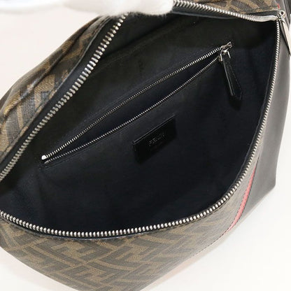 Fendi Belt Bag Diagonal 7va434 A9XS Body Bag PVC Leather Men