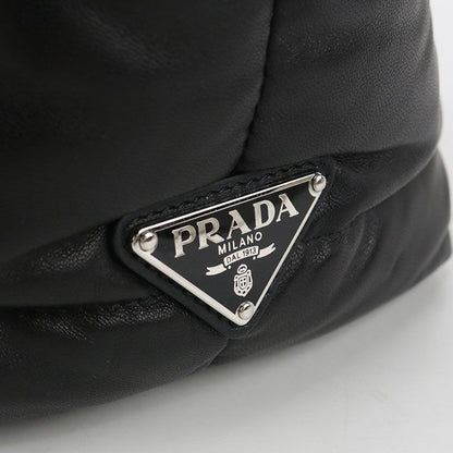 Prada Leather Tote Bag Leather Unisex