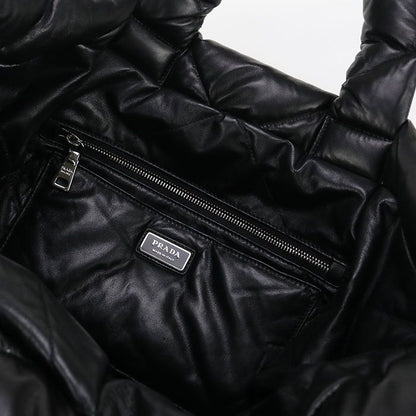 Prada Leather Tote Bag Leather Unisex