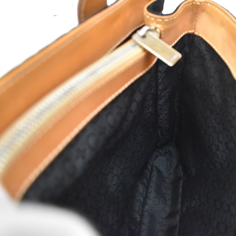 Celine Macadam Pattern Hand Tote Bag Suede Leather Black 68kb064