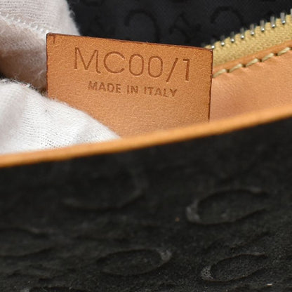 Celine Macadam Pattern Hand Tote Bag Suede Leather Black 68kb064