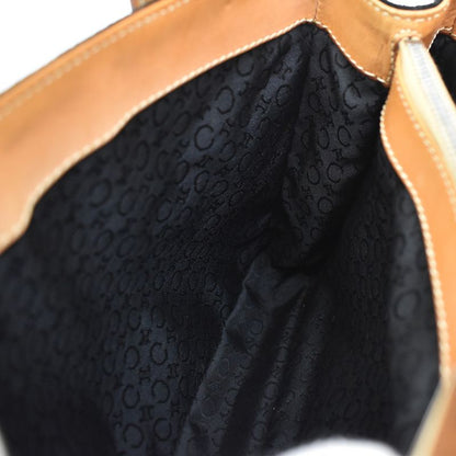 Celine Macadam Pattern Hand Tote Bag Suede Leather Black 68kb064