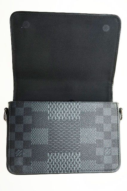 Louis Vuitton Studio Messenger Damier Graphite 3D N50013 Shoulder Bag Black