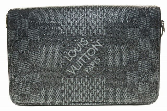Louis Vuitton Studio Messenger Damier Graphite 3D N50013 Shoulder Bag Black