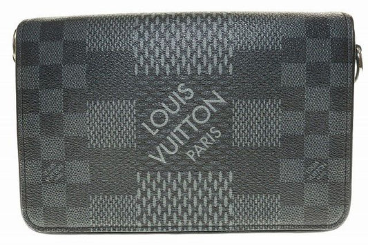 Louis Vuitton Studio Messenger Damier Graphite 3D N50013 Shoulder Bag Black