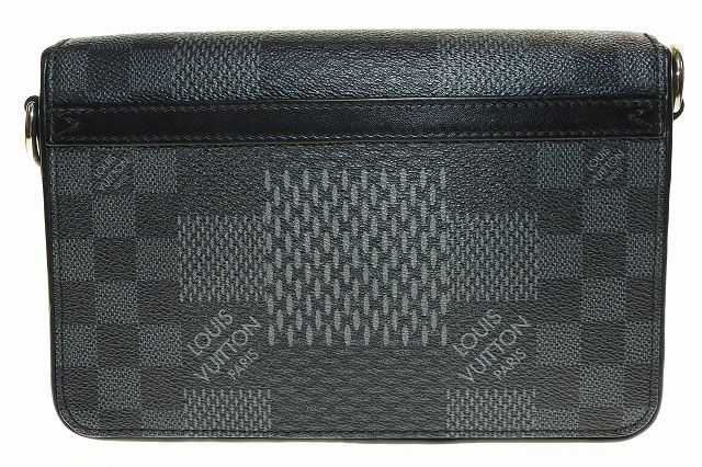 Louis Vuitton Studio Messenger Damier Graphite 3D N50013 Shoulder Bag Black
