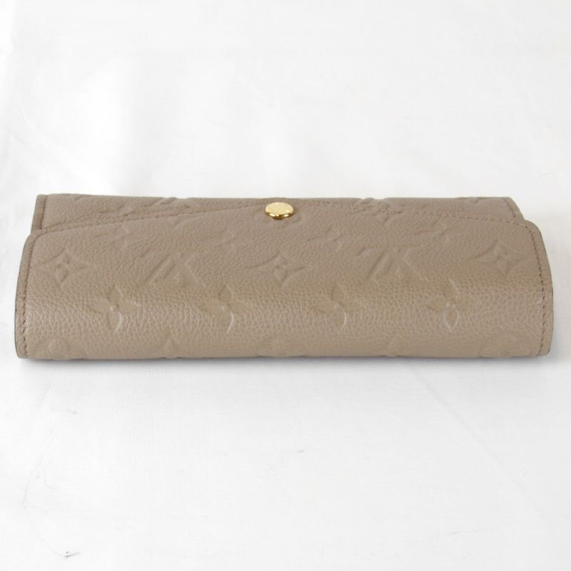 Louis Vuitton Monogram Empreinte Portefeuille Sarah M82256 Wallet Leather Brown