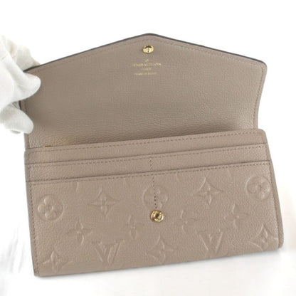 Louis Vuitton Monogram Empreinte Portefeuille Sarah M82256 Wallet Leather Brown