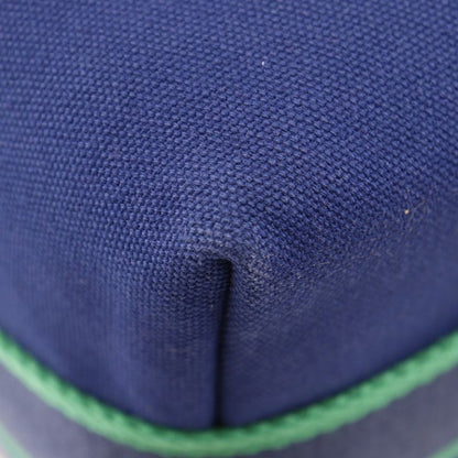 Hermes Brid A Black GM Canvas Blue Marine Green Unisex Handbag