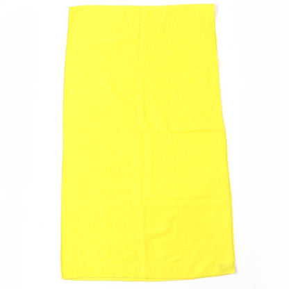 Hermes Cashmere Silk H Pattern Large Scarf Shawl Yellow Made In France Men Women