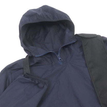 Louis Vuitton 19AW Windbreaker With Belt Pocket Blouson Anorak Hoodie Navy 50