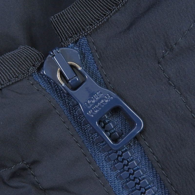 Louis Vuitton 19AW Windbreaker With Belt Pocket Blouson Anorak Hoodie Navy 50