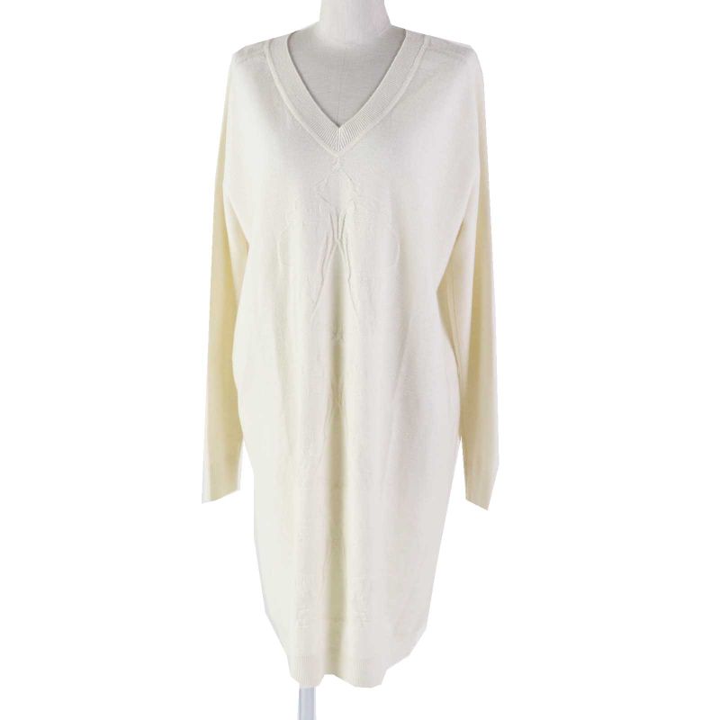 Hermes 21SS Brides De GALA Ceremonial Maitreya Wool Cashmere Blend Long Sleeve