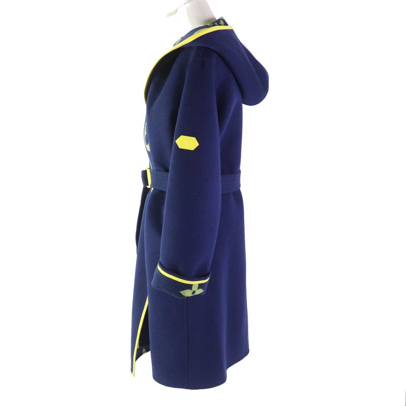 Louis Vuitton Fjc022nuv Giant Monogram Wool Silk Lambleather With Belt Back