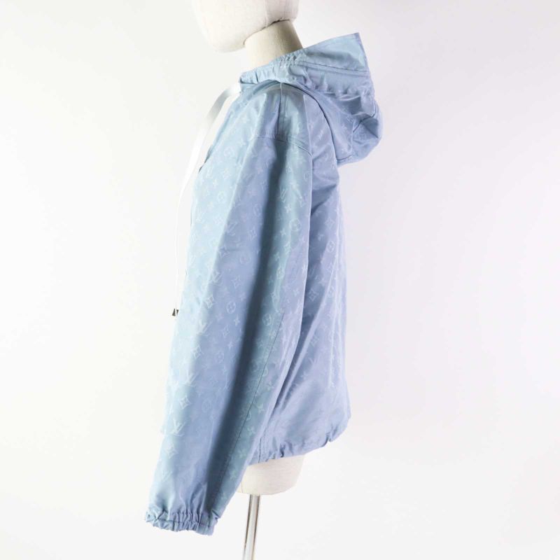 Louis Vuitton 2024 1afe42 Monogram Printed Parka Polyester Silk Blouson Light